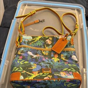 Dooney & Bourke Tinker Bell Crossbody Bag - Green and Brown